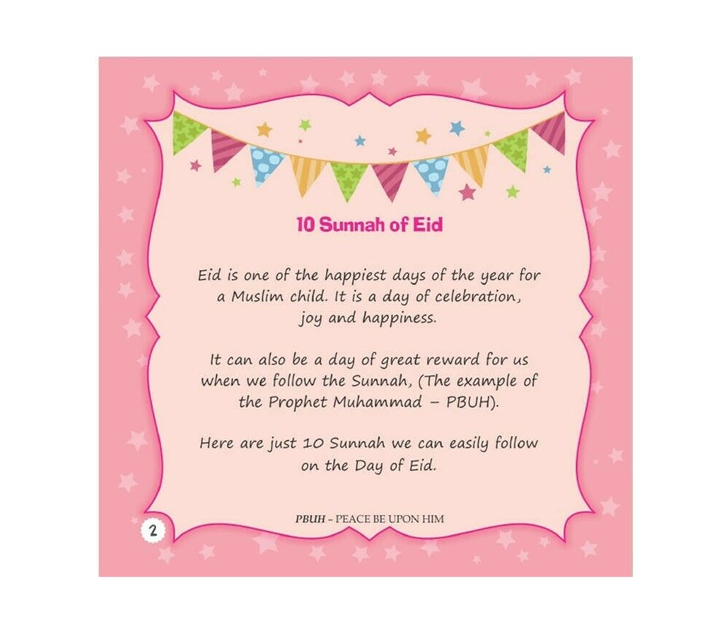 10 Sunnahs Of Eid Children's Book By Firhana Imam Muslim Memories