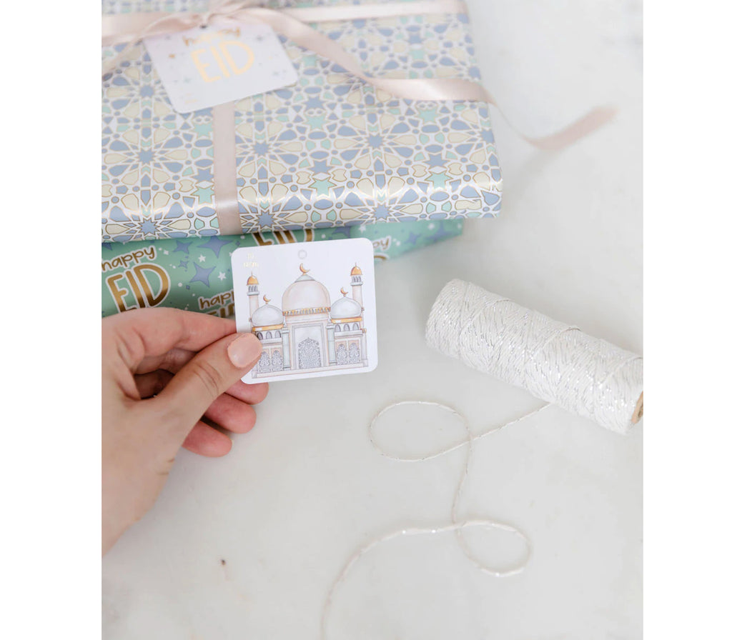Happy Eid and Mosque Gift Tags Muslim Memories