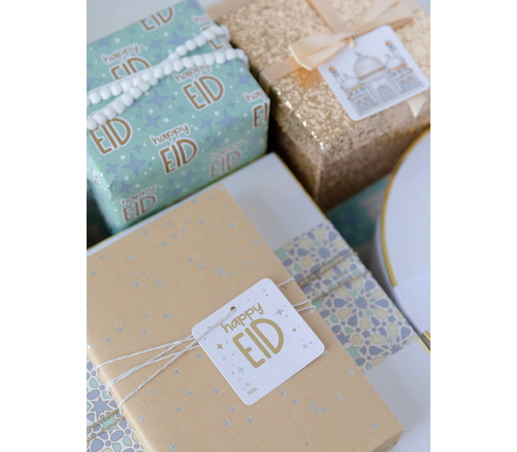 Happy Eid and Mosque Gift Tags Muslim Memories