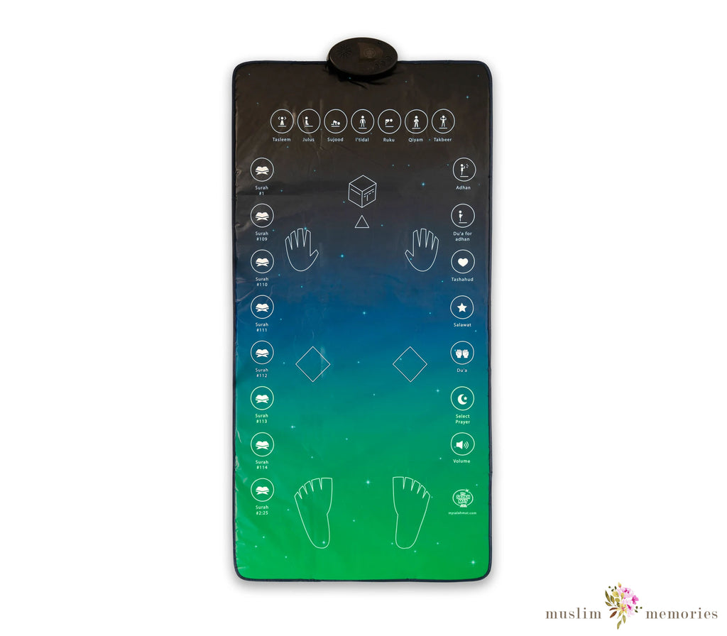 Interactive My Salah Prayer Mat Adult Version | Revert Adult Prayer Mat Muslim Memories
