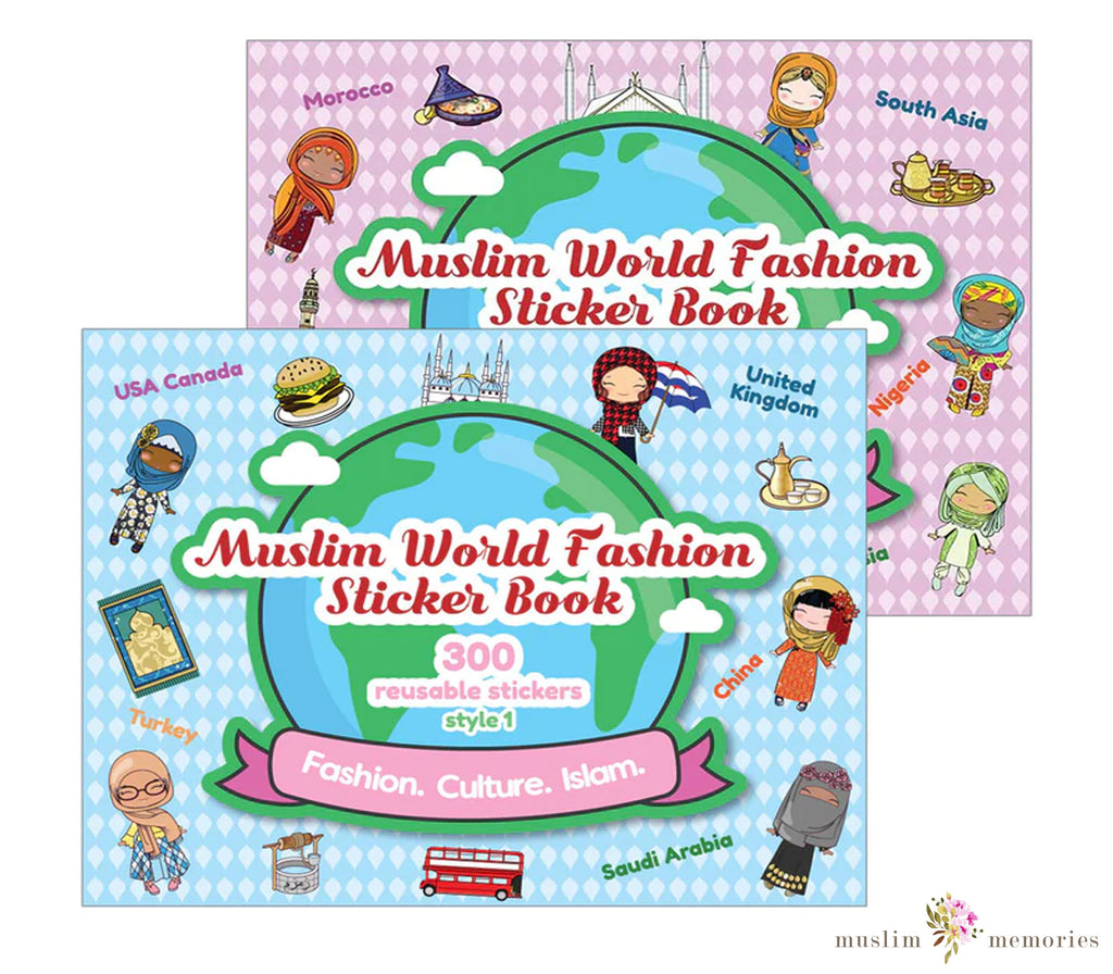 Muslim World Fashion Sticker Book Muslim Memories