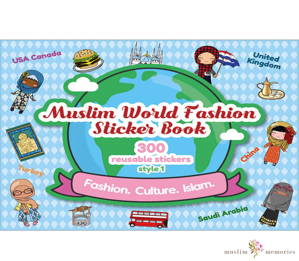 Muslim World Fashion Sticker Book Muslim Memories