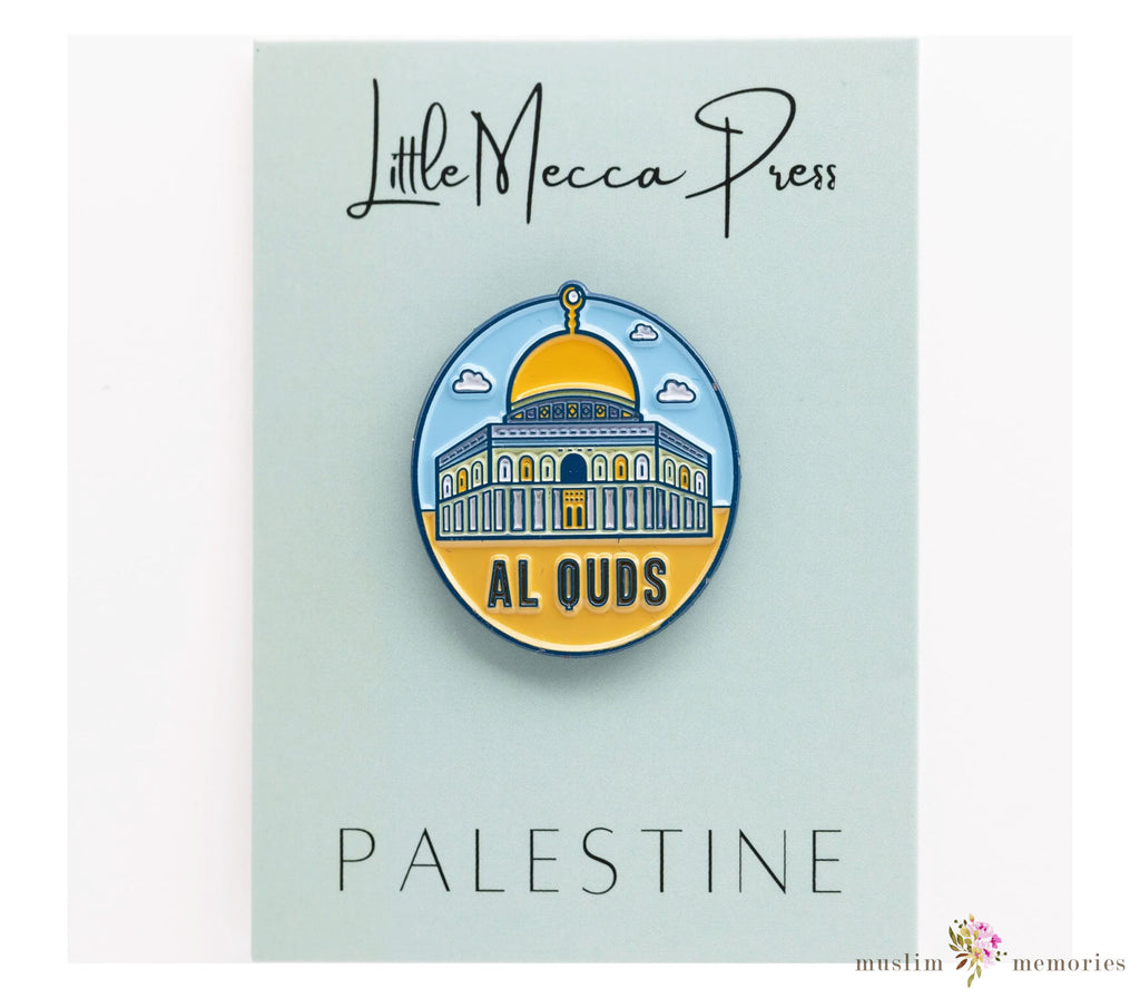 Islamic Fashion Pin Palestine Al-Quds Forever LITTLE MECCA PRESS