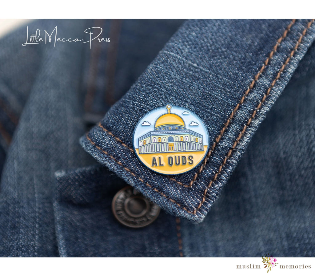 Islamic Fashion Pin Palestine Al-Quds Forever LITTLE MECCA PRESS