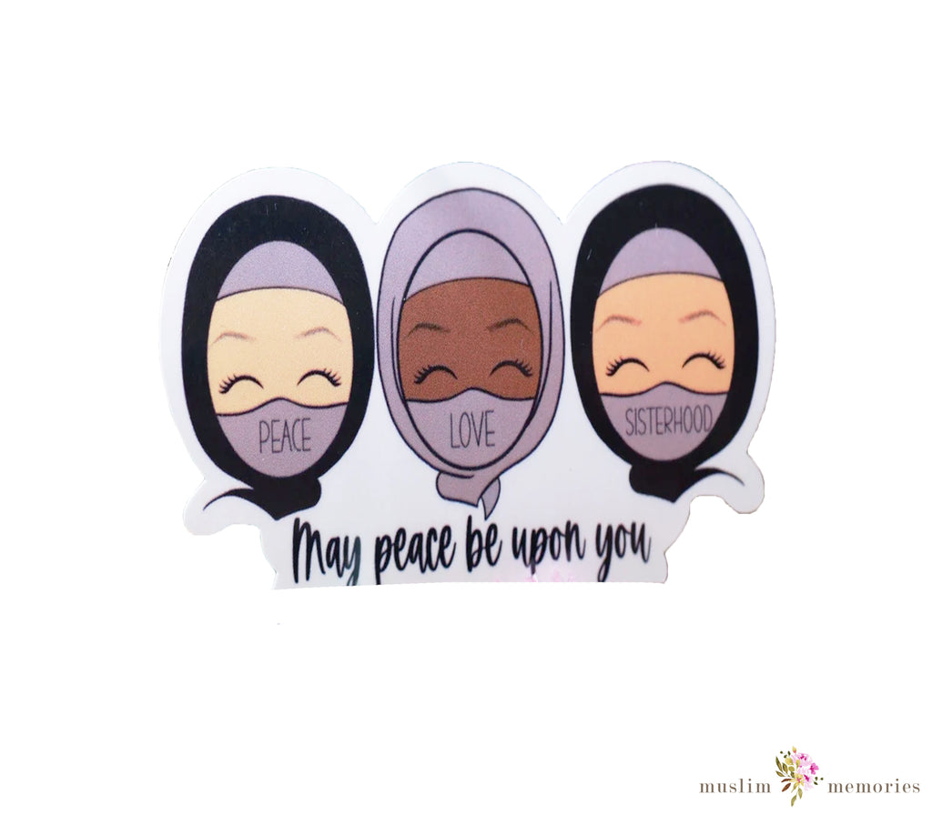 Hijab Stickers May Peace Be Upon You Muslim Memories