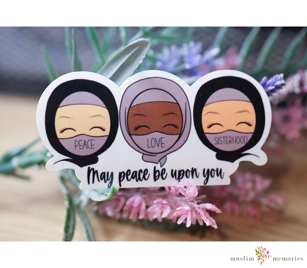 Hijab Stickers May Peace Be Upon You Muslim Memories