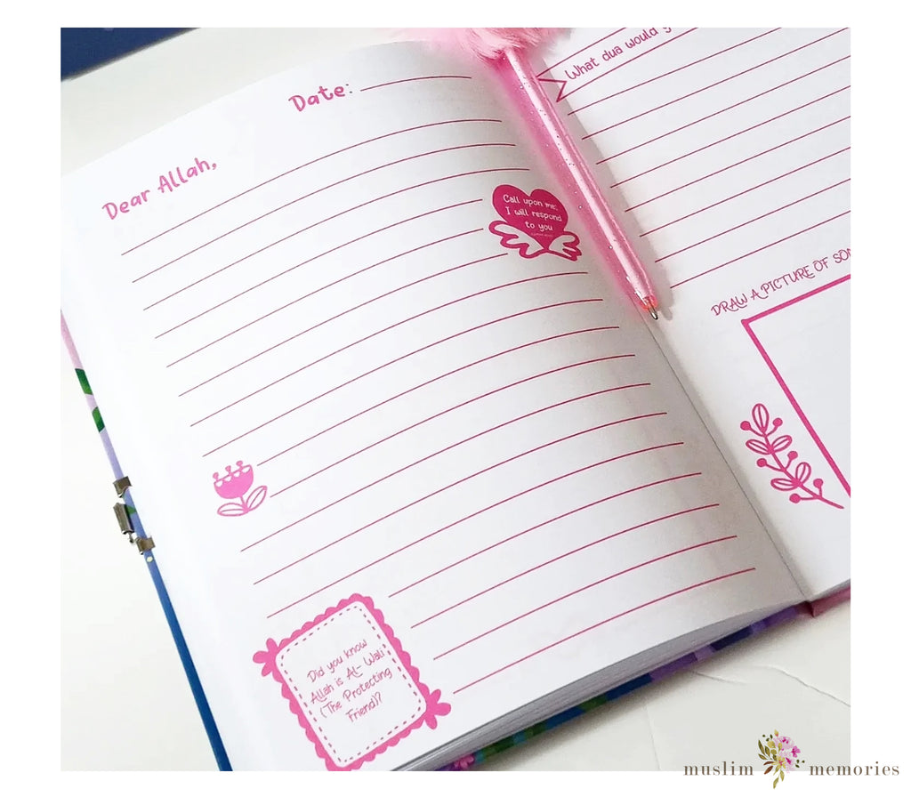 Dear-Allah-Secret-Diary-Set-Pink Imaan-Kidz