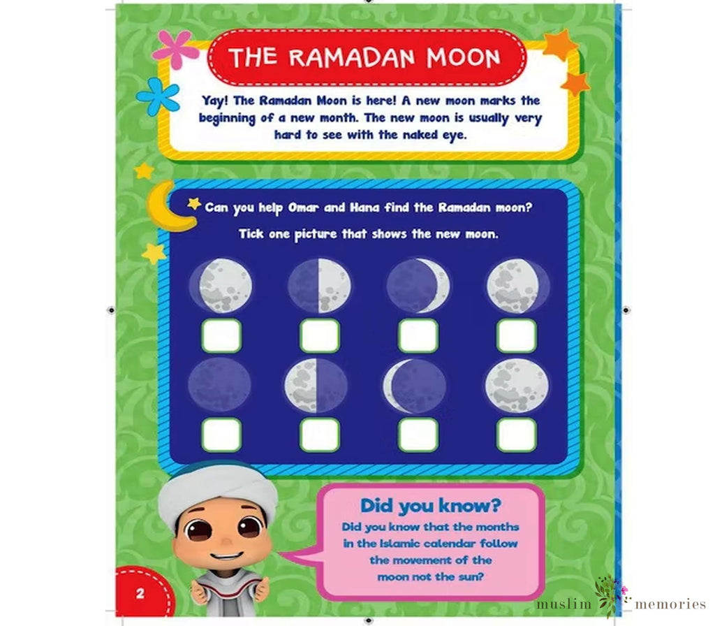 Omar & Hana Ramadan Activity Book Muslim Memories