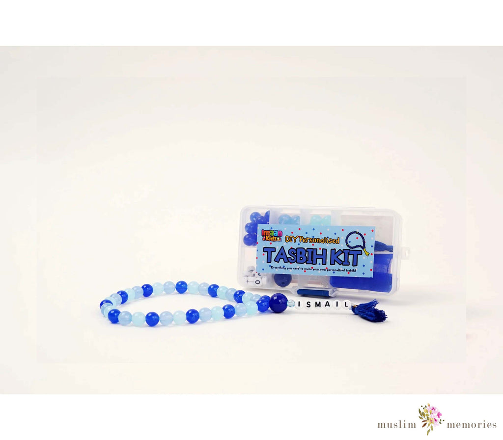 Islamic Activity Tasbih Prayer Beads Kit (Blue) Muslim Memories