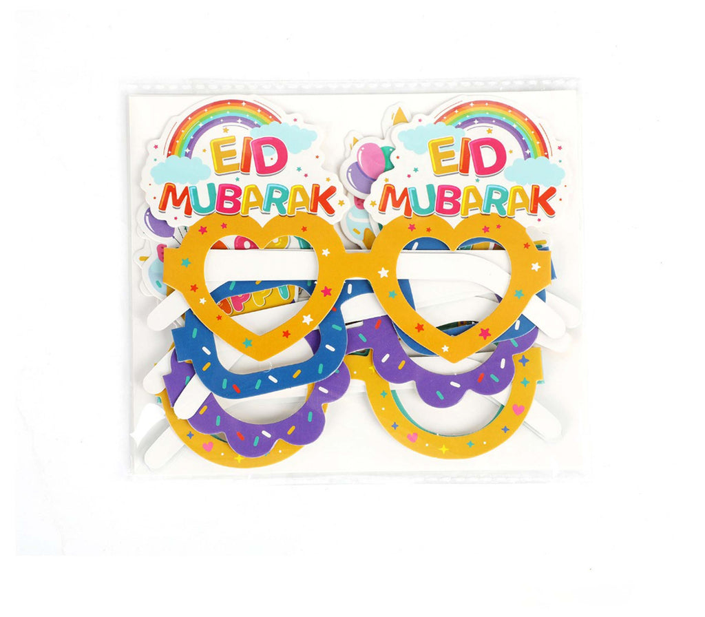Eid Mubarak Party Favor Glasses Set Of 5 LITTLE MECCA PRESS