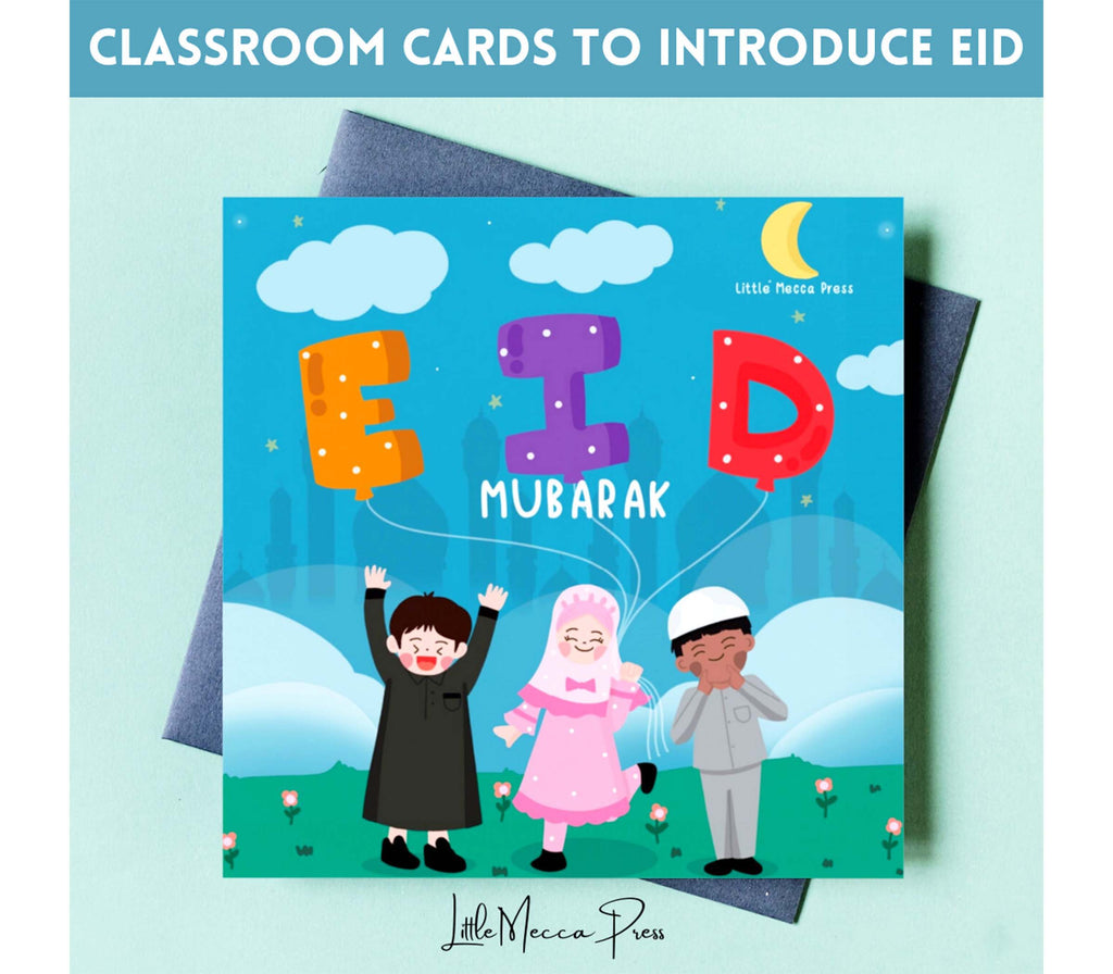 Eid Mubarak Dawah Cards Explaining the Celebration of Eid Set of 20 LITTLE MECCA PRESS