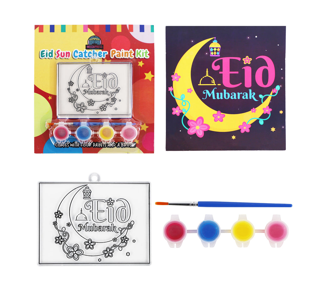 Eid Mubarak Stained Glass Paint Kit LITTLE MECCA PRESS