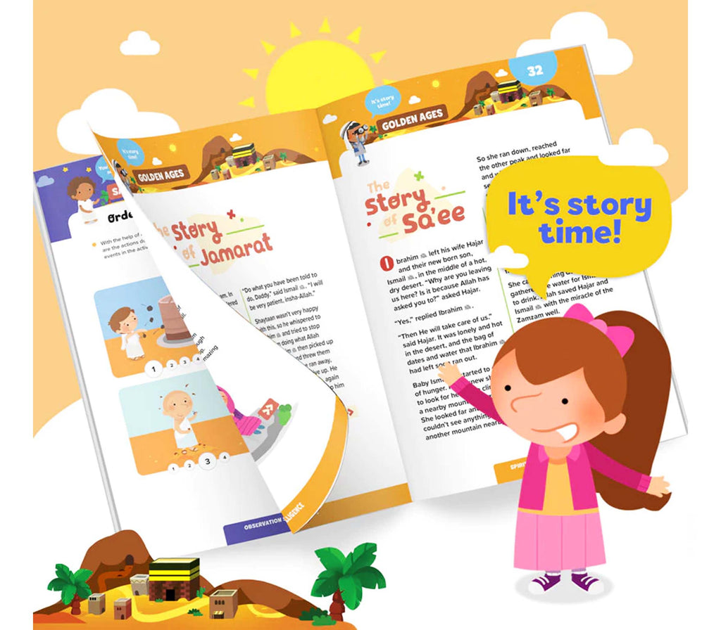 Hajj & Umrah Activity Book Age 5 and Up  By Learning Roots Learning Roots