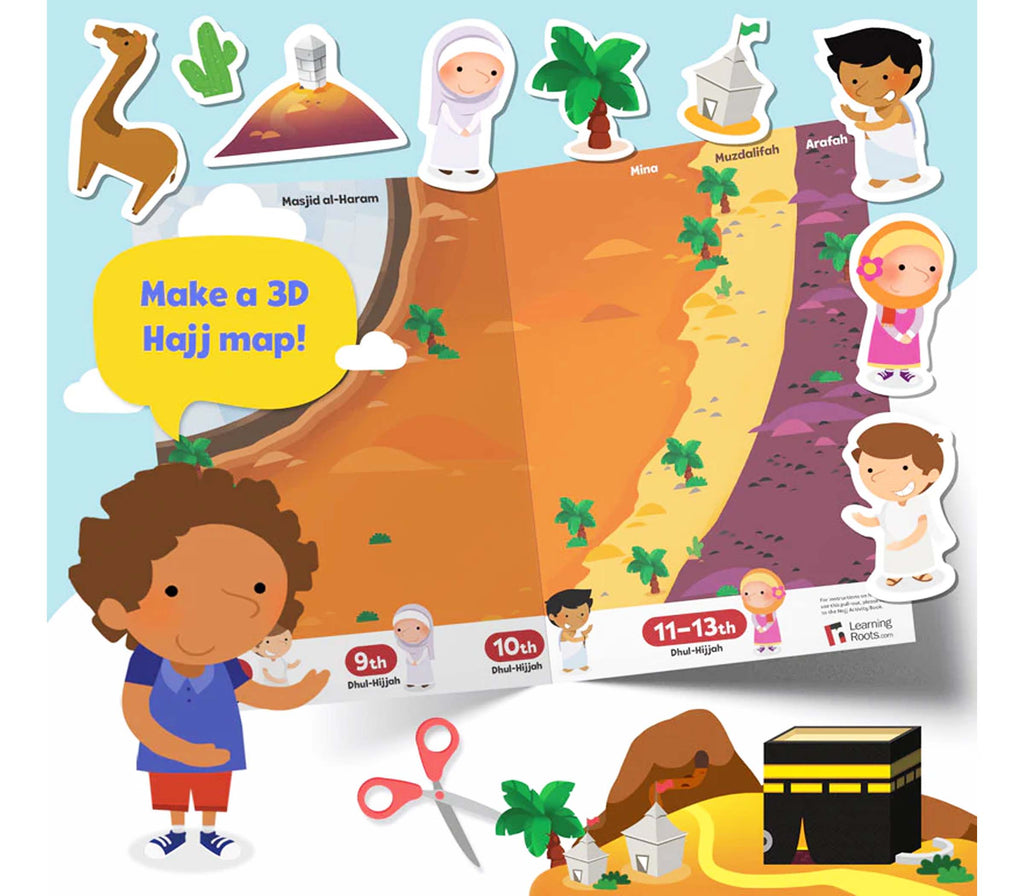 Hajj & Umrah Activity Book Age 5 and Up  By Learning Roots Learning Roots