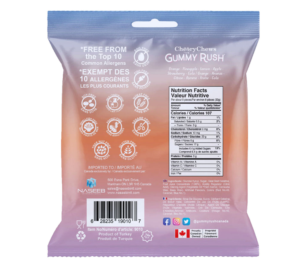 Gummy Rush Sour Party Mix Gummy Rush