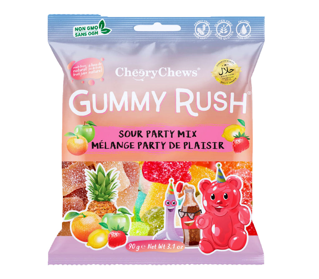 Gummy Rush Sour Party Mix Gummy Rush