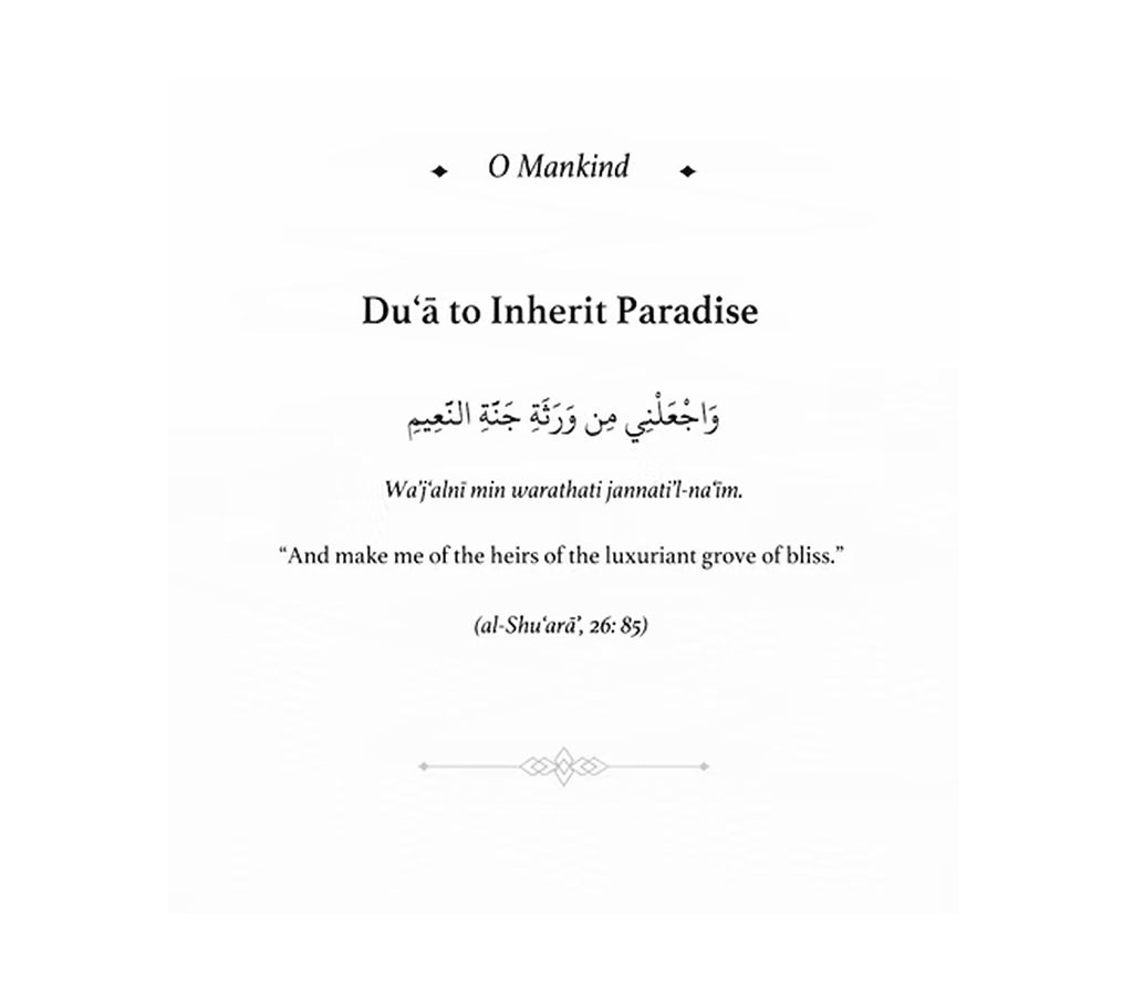 O Mankind: A Pocketful of Gems from the Qur’an by Umm Fahtima Zahra Kube publishing
