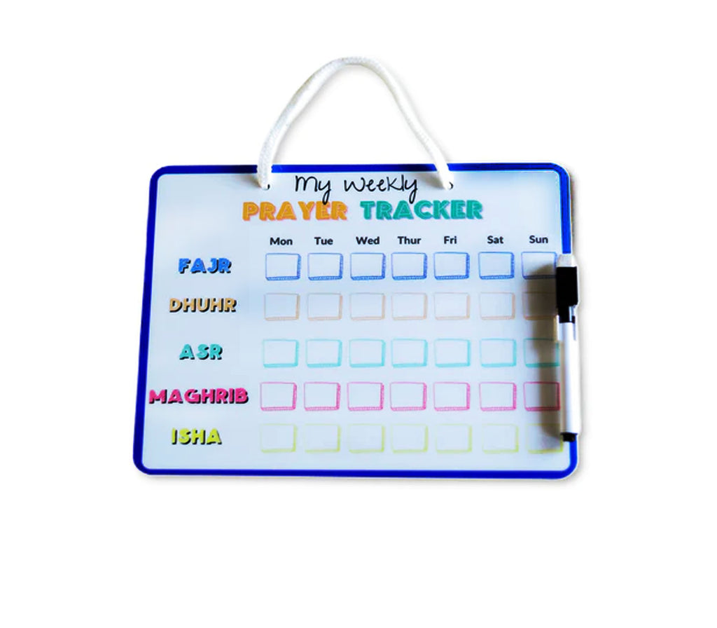 Weekly Dry Erase Prayer Trackers Shop Sujood