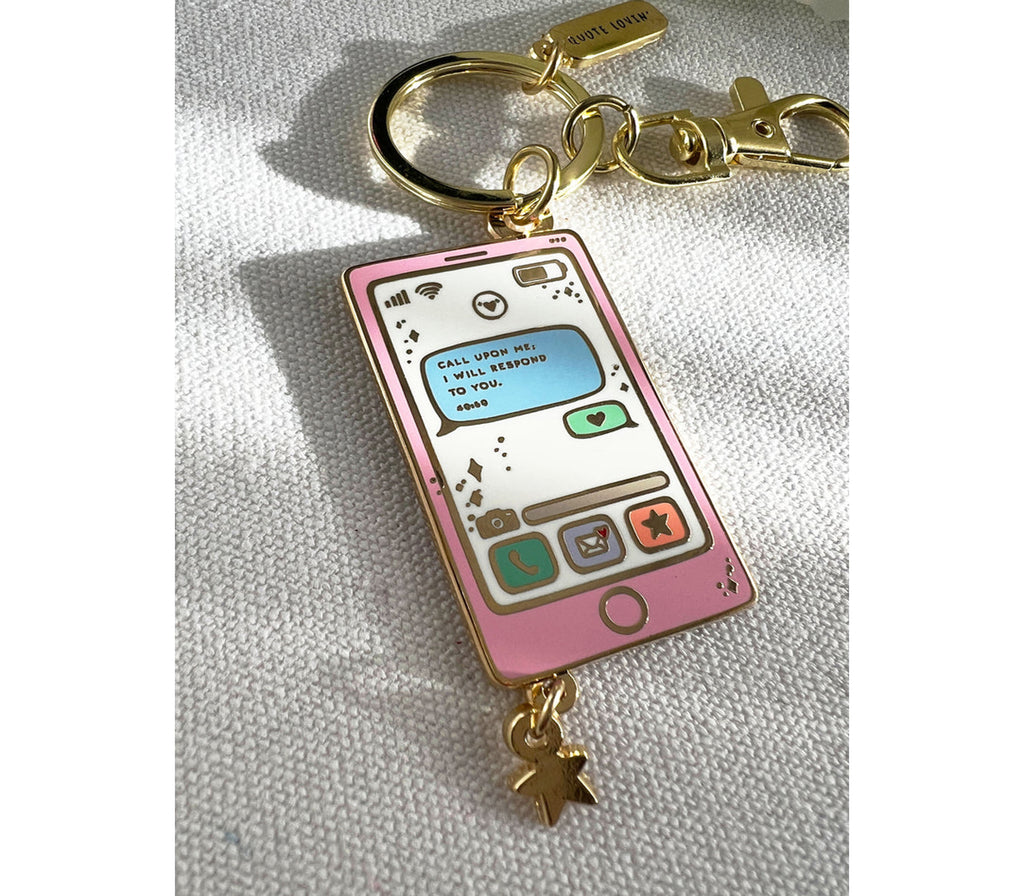 Phone Keyring with Islamic Verse Quote Lovin'