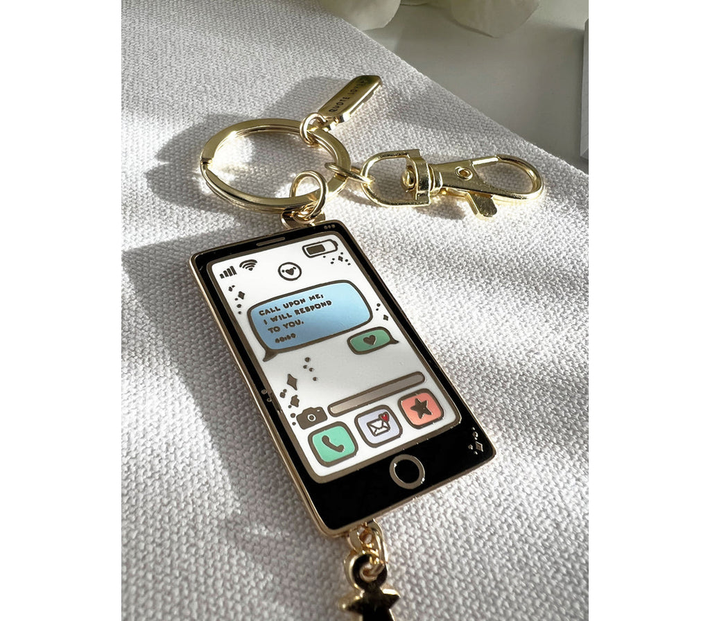 Phone Keyring with Islamic Verse Quote Lovin'