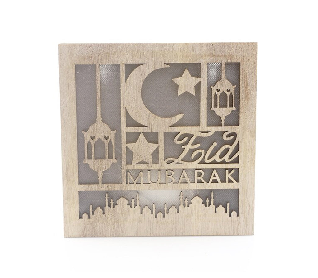 Eid Mubarak LED LIghts Frame U-SHINE CRAFT CO.