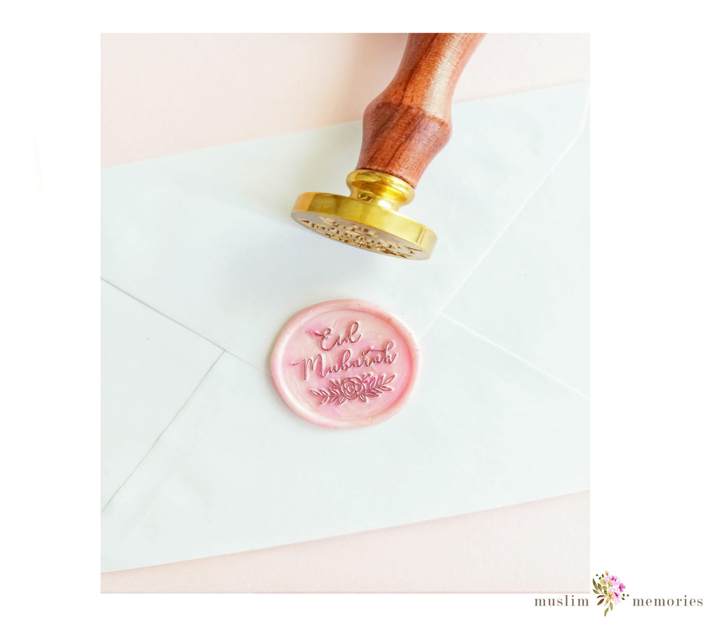 Islamic Stationary Kit Wax Seal Stamp, Sealing Stamp for Ramadan Eid gifts, Greeting cards and Envelop Muslim Memories