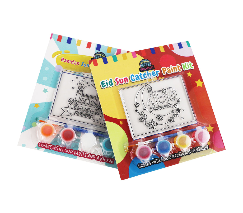 Ramadan Mubarak Stained Glass Paint Kit LITTLE MECCA PRESS