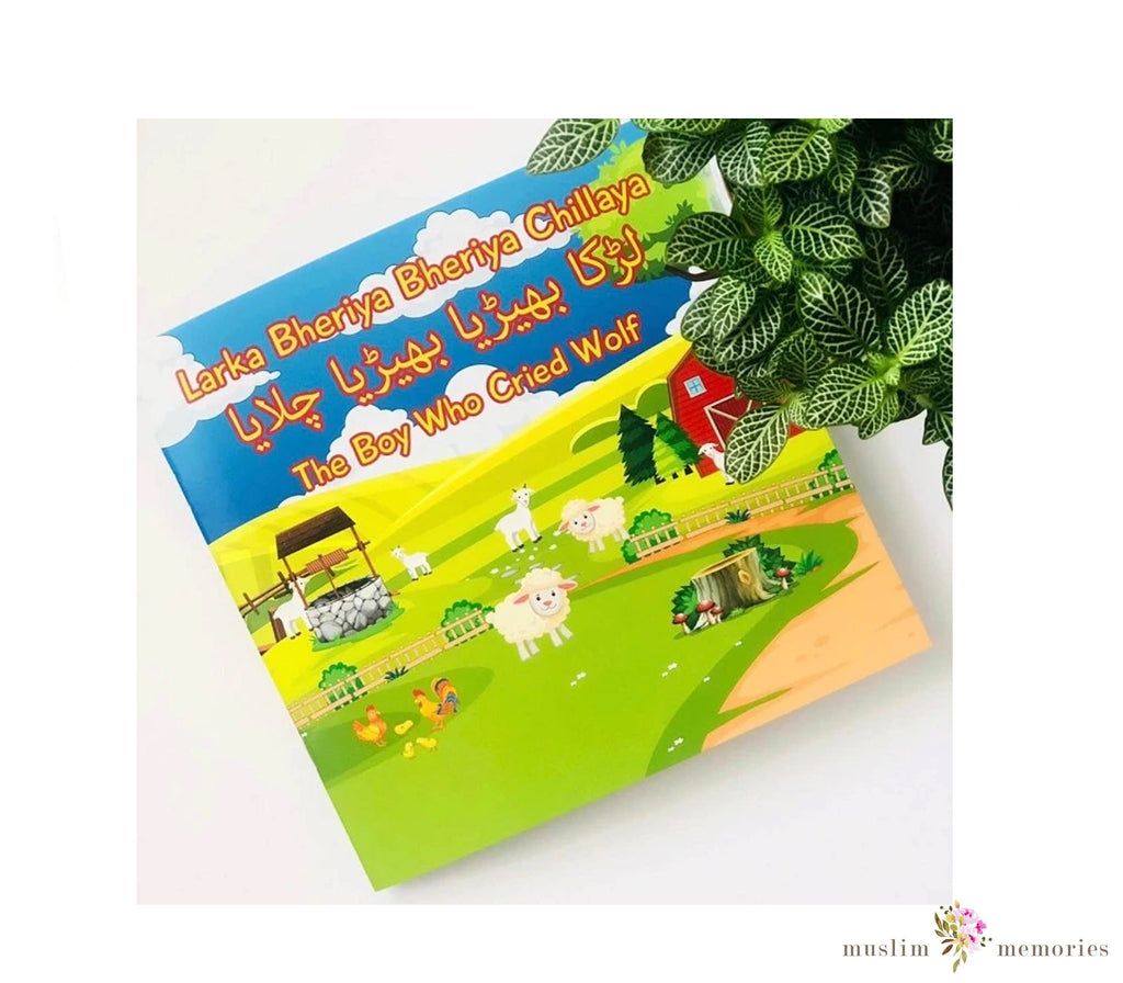 Larka Bheriya Bheriya Chillaya Urdu Children's Book Muslim Memories