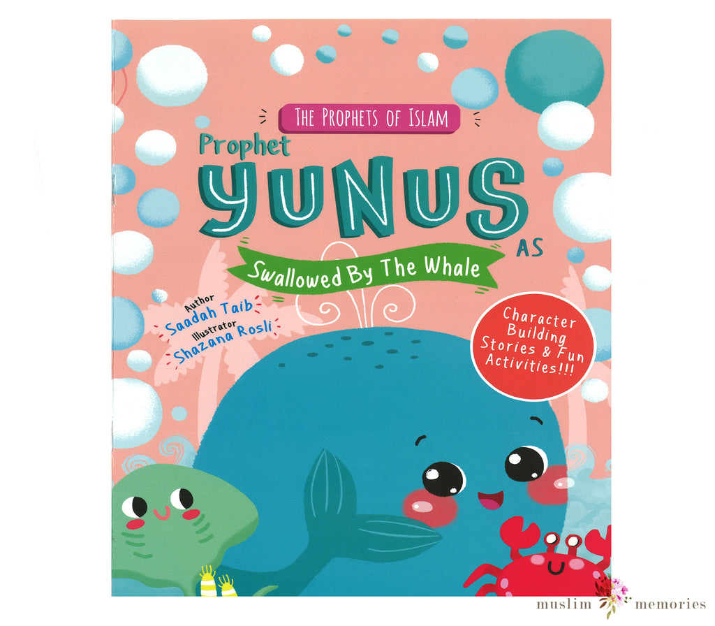Prophet Yunus & the Whale Activity Book By Saadah Taib Muslim Memories
