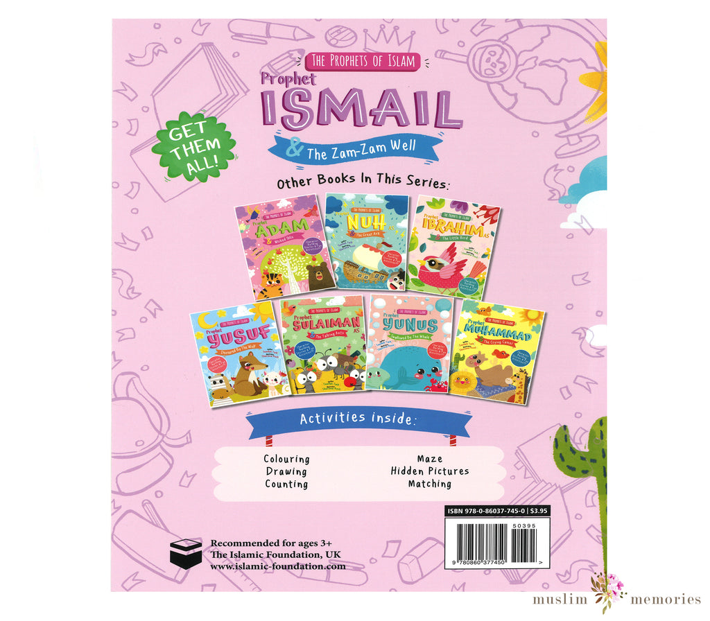Prophet Ismail & The Zam-Zam Well Activity Book By Saadah Taib Muslim Memories