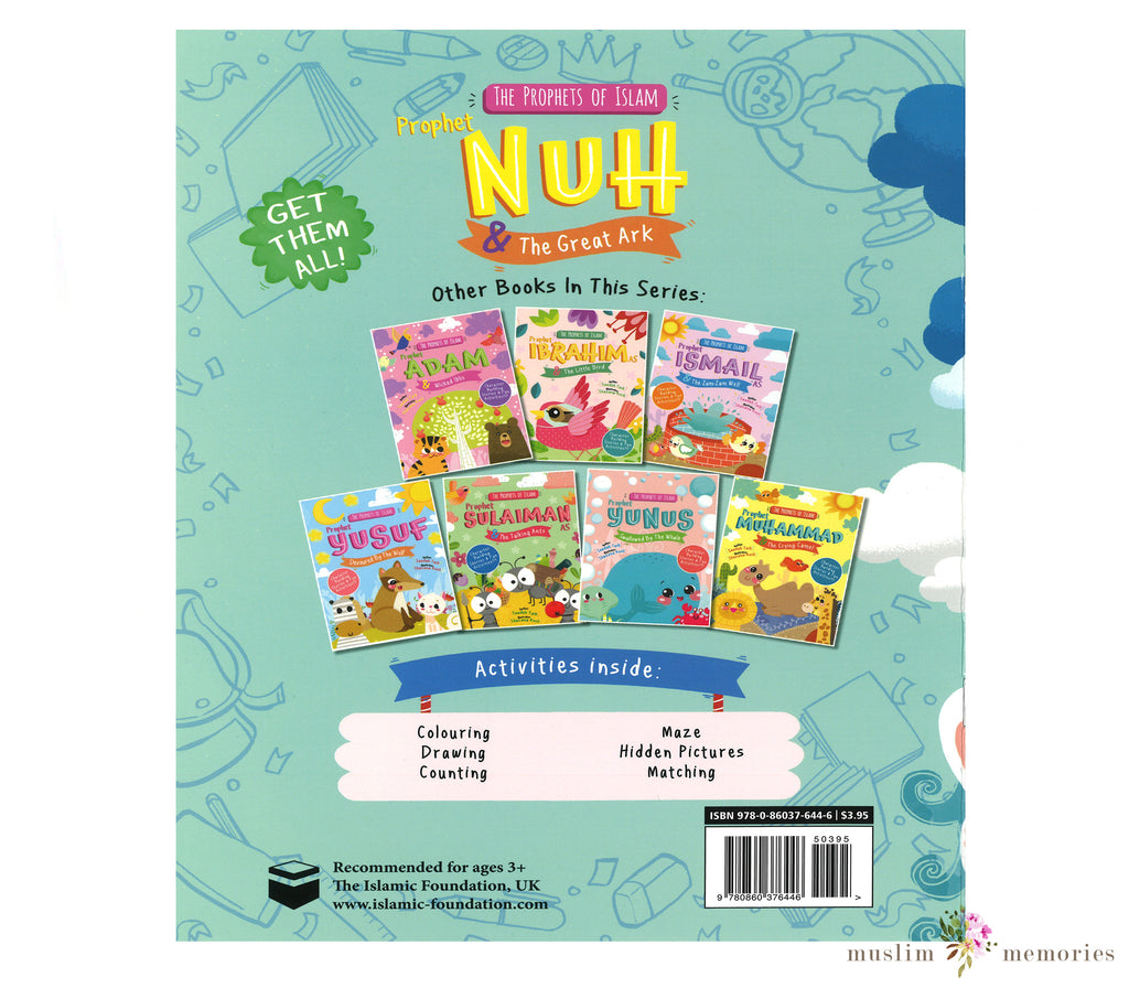 Prophet Nuh & The Great Ark Activity Book By Saadah Taib Muslim Memories