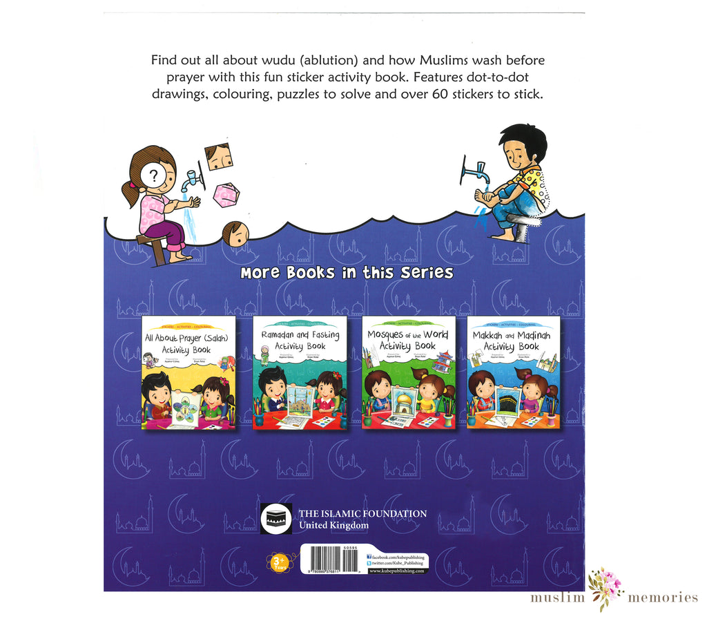 All About Wudu (Ablution) Activity Book Muslim Memories