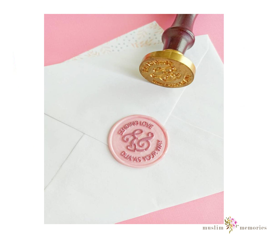 Islamic Stationary Kit Wax Seal Stamp, Sealing Stamp for Ramadan Eid gifts, Greeting cards and Envelop Muslim Memories