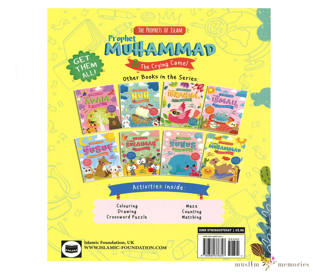 Prophet Muhammad & The Crying Camel Activity Book By Saadah Taib Muslim Memories