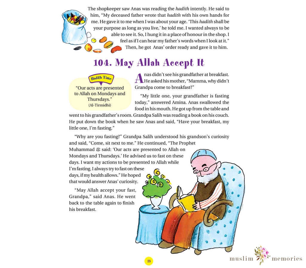 365 Hadith with Stories (Hardcover) Muslim Memories
