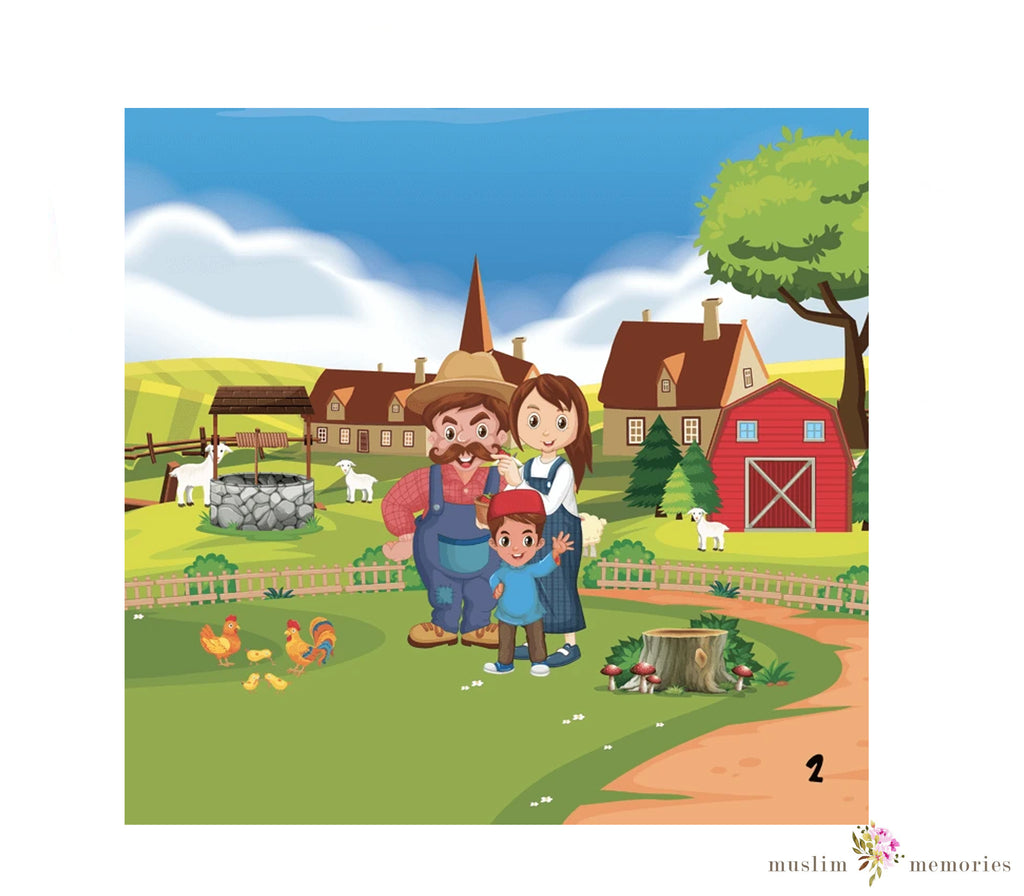 Larka Bheriya Bheriya Chillaya Urdu Children's Book Muslim Memories