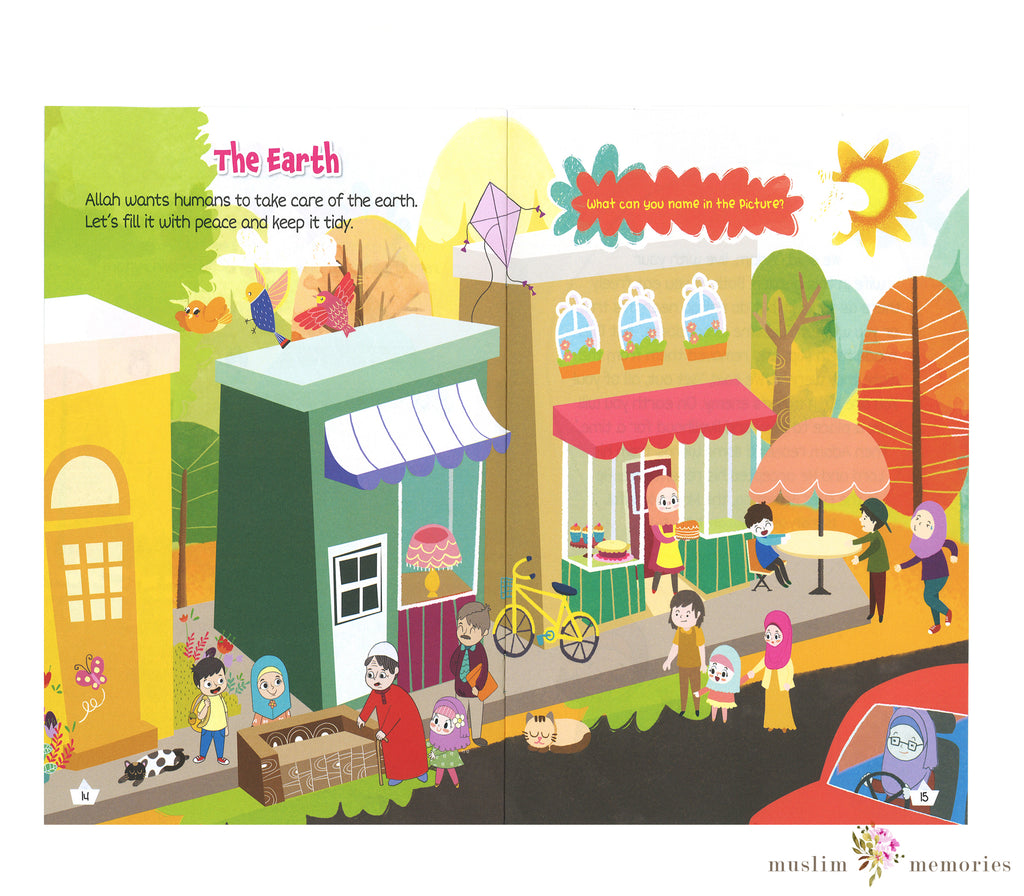 Prophet Adam and Wicked Iblis Activity Book By Saadah Taib Muslim Memories