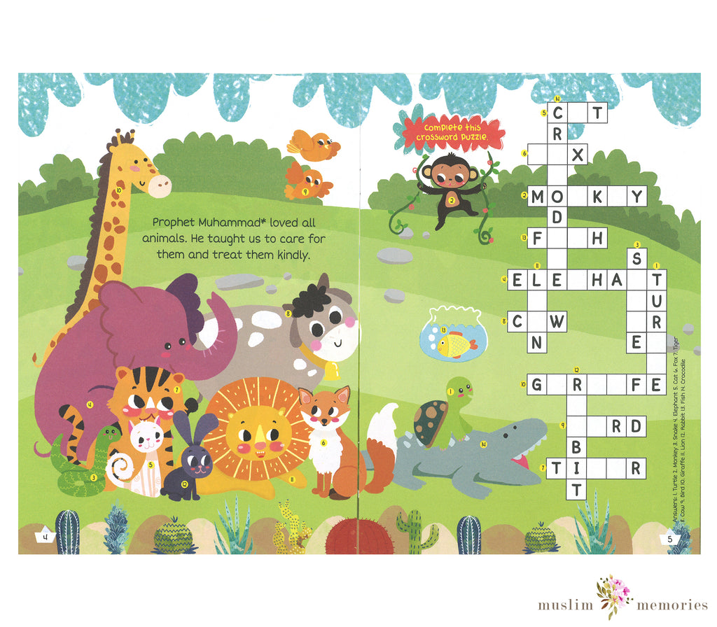 Prophet Muhammad & The Crying Camel Activity Book By Saadah Taib Muslim Memories