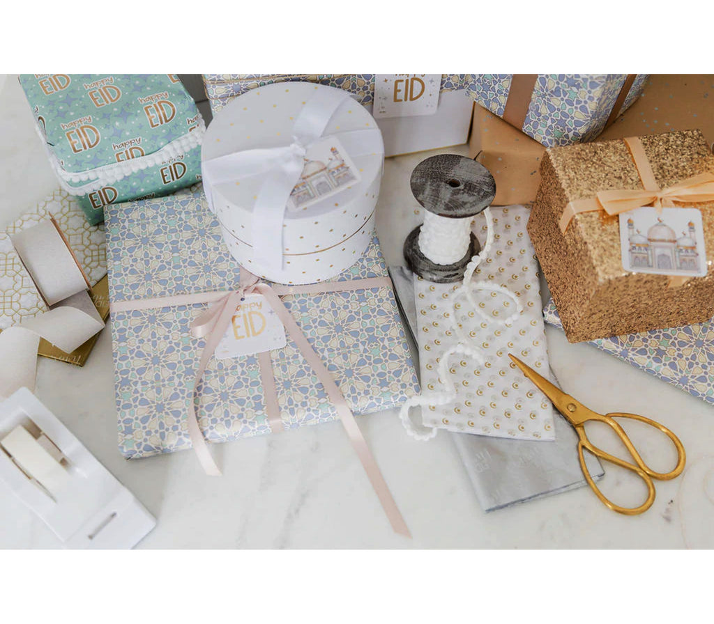 Happy Eid and Mosque Gift Tags Muslim Memories