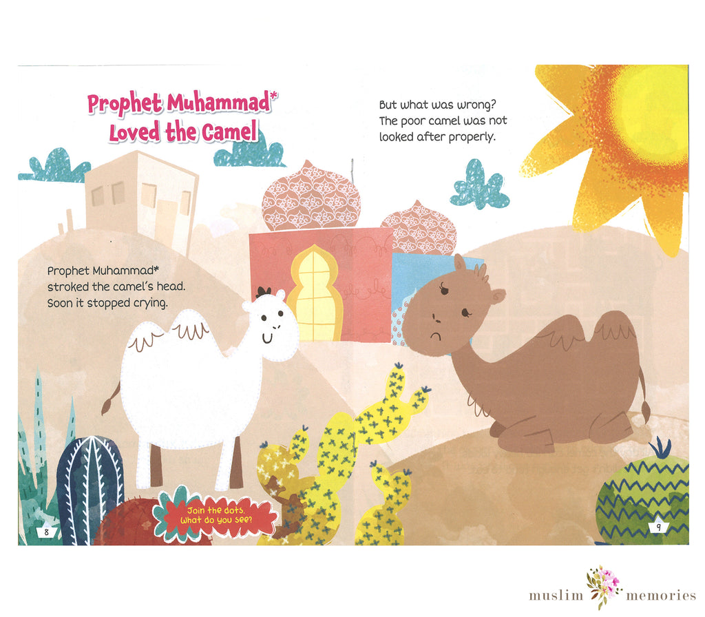 Prophet Muhammad & The Crying Camel Activity Book By Saadah Taib Muslim Memories