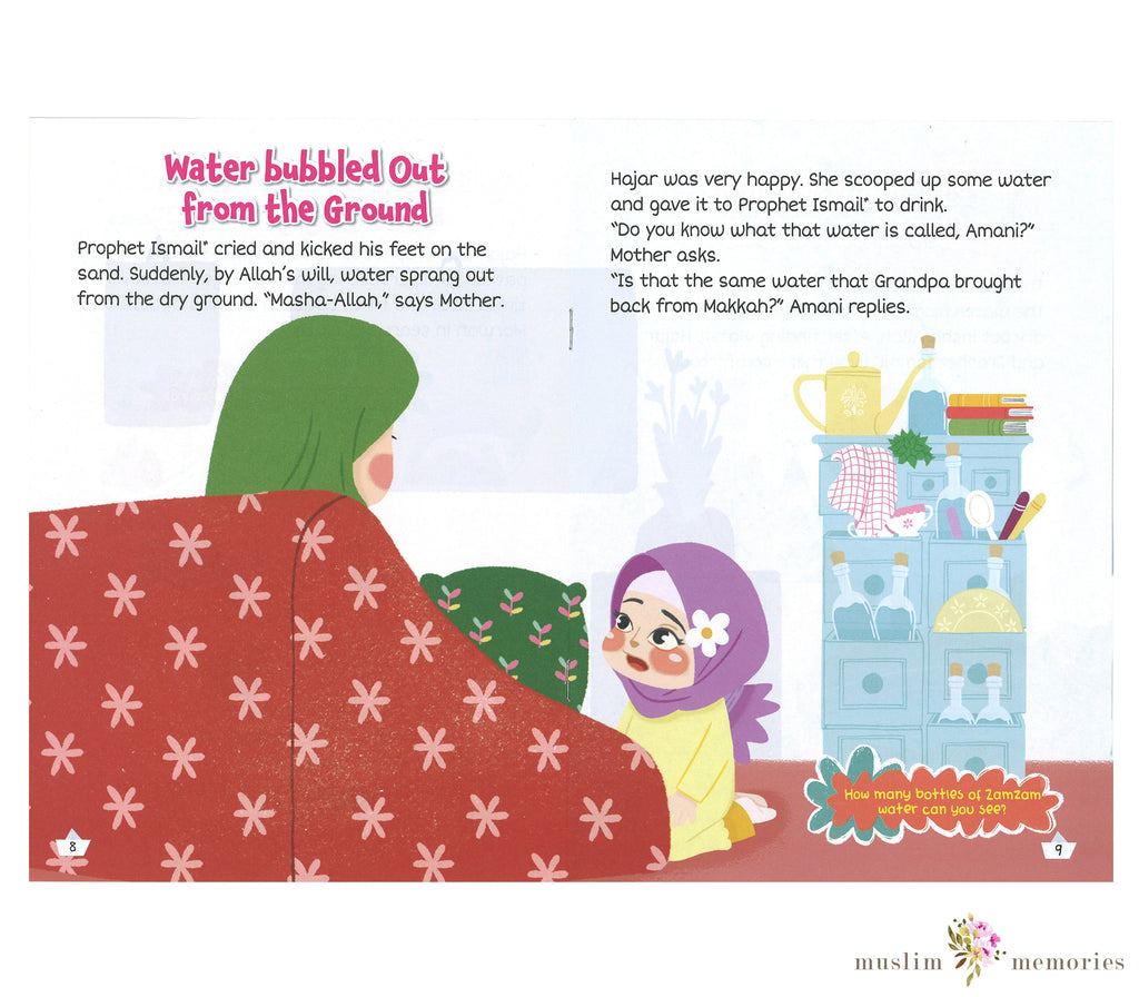 Prophet Ismail & The Zam-Zam Well Activity Book By Saadah Taib Muslim Memories