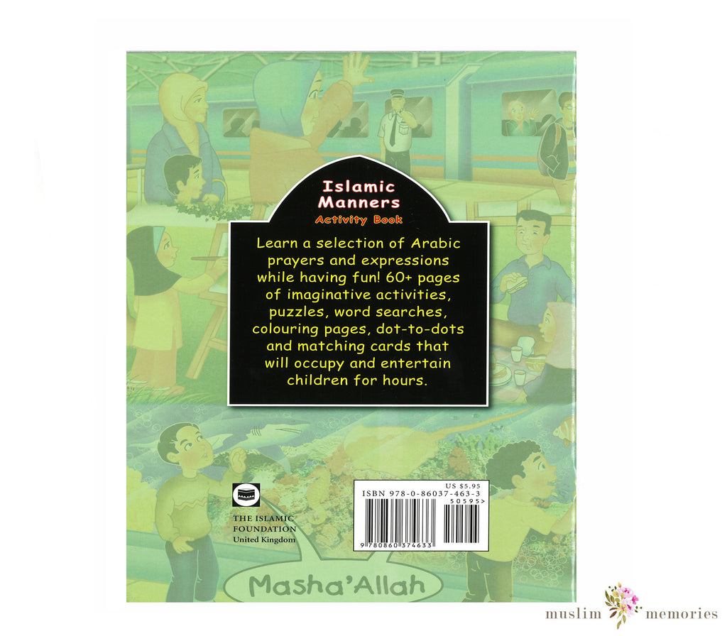 Islamic Manners Activity Book Muslim Memories