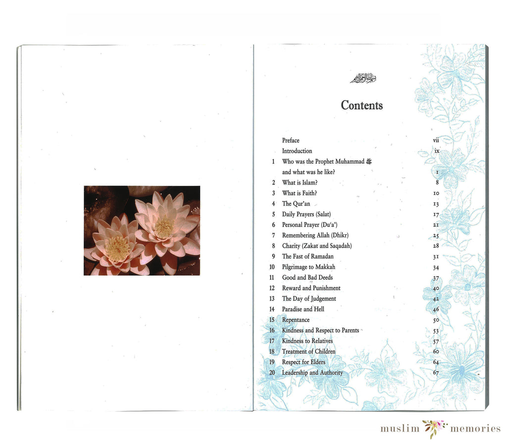In The Prophet's Garden "A Selections of Hadith for the Young" Muslim Memories