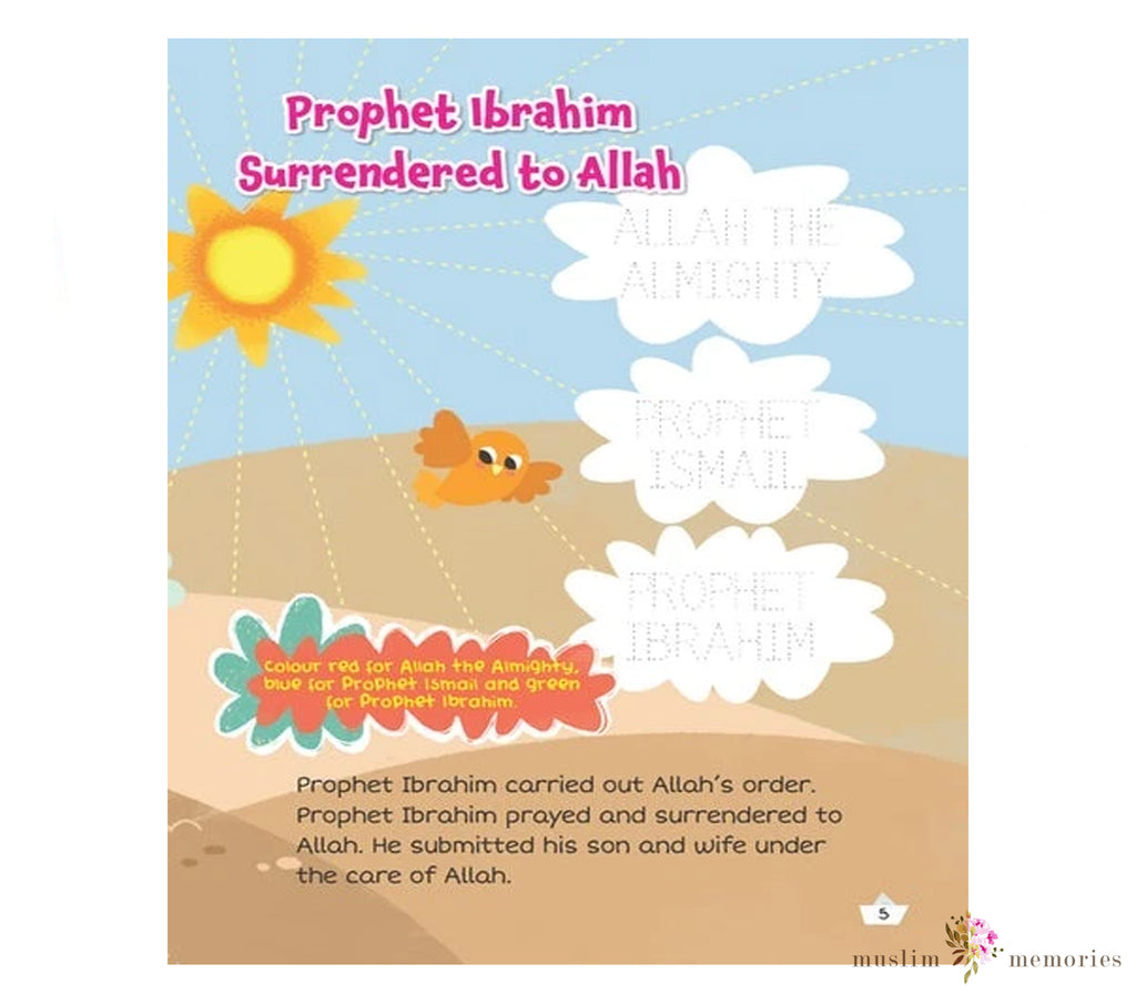 Prophet Ismail & The Zam-Zam Well Activity Book By Saadah Taib Muslim Memories