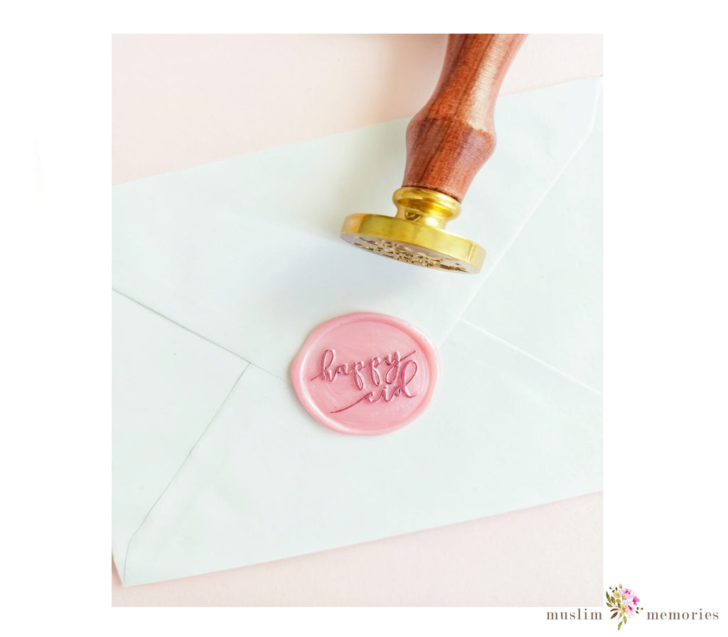 Islamic Stationary Kit Wax Seal Stamp, Sealing Stamp for Ramadan Eid gifts, Greeting cards and Envelop Muslim Memories