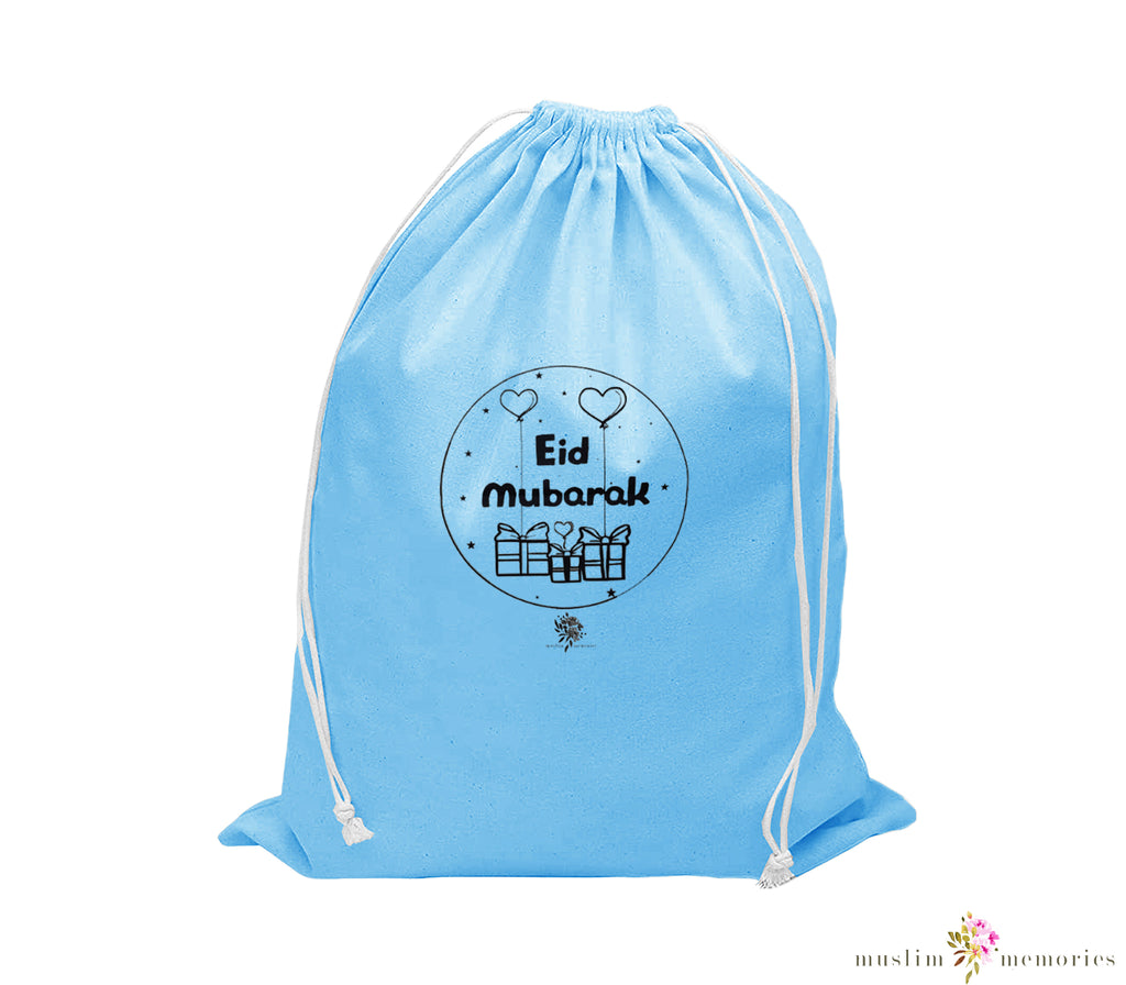Eid Mubarak Gift Bags Fabric Material Three Colors Three Sizes Muslim Memories