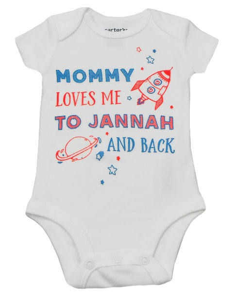 Mommy Loves Me To Jannah And Back Onesie Baby Gift Muslim Memories