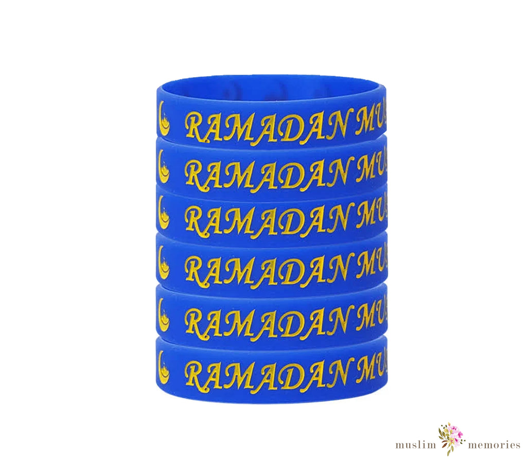 Ramadan Mubarak Wristband Set of 6 Pieces Muslim Memories
