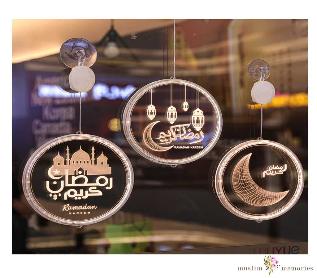 Ramadan Kareem Mosque Hanging LED decoration Muslim Memories