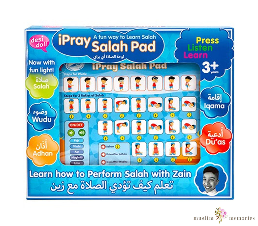 iPray Salah Pads (Boy) Now with Kickstand & Lights! Muslim Memories